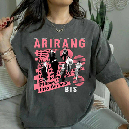 BurgerPrints Bangtan Members Arirang Tracklist Apparel