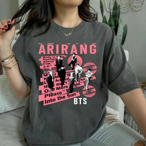 BurgerPrints Bangtan Members Arirang Tracklist Apparel