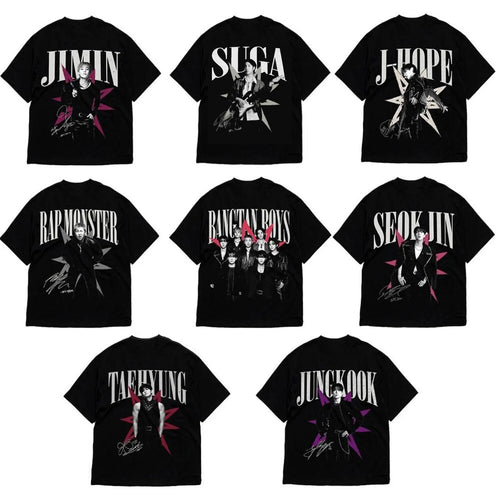 BurgerPrints Bangtan Members Signature Apparel