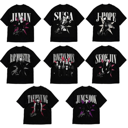 BurgerPrints Bangtan Members Signature Apparel