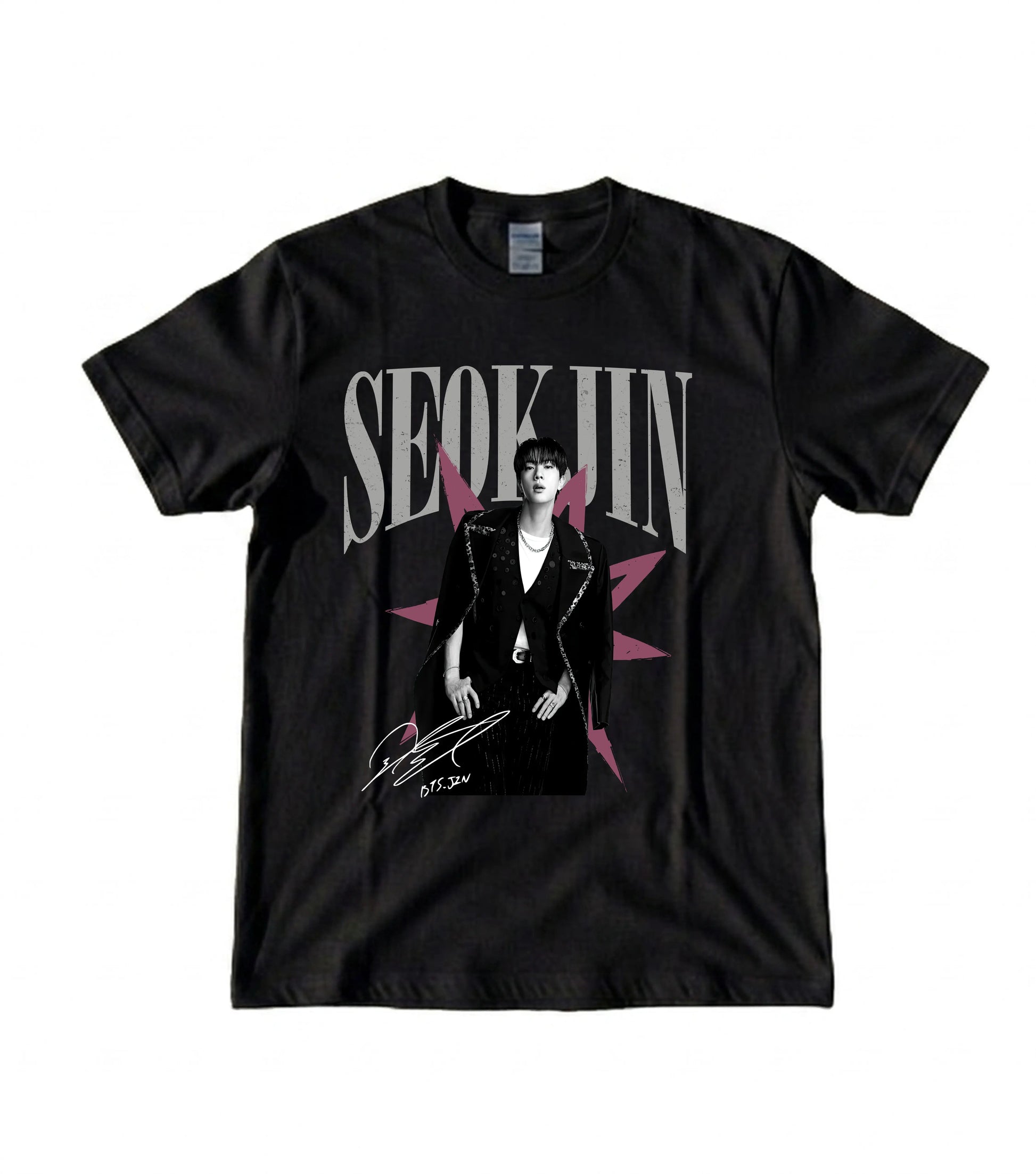 BurgerPrints Bangtan Members Signature Seokjin Apparel