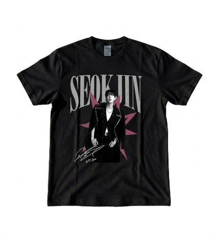 BurgerPrints Bangtan Members Signature Seokjin Apparel