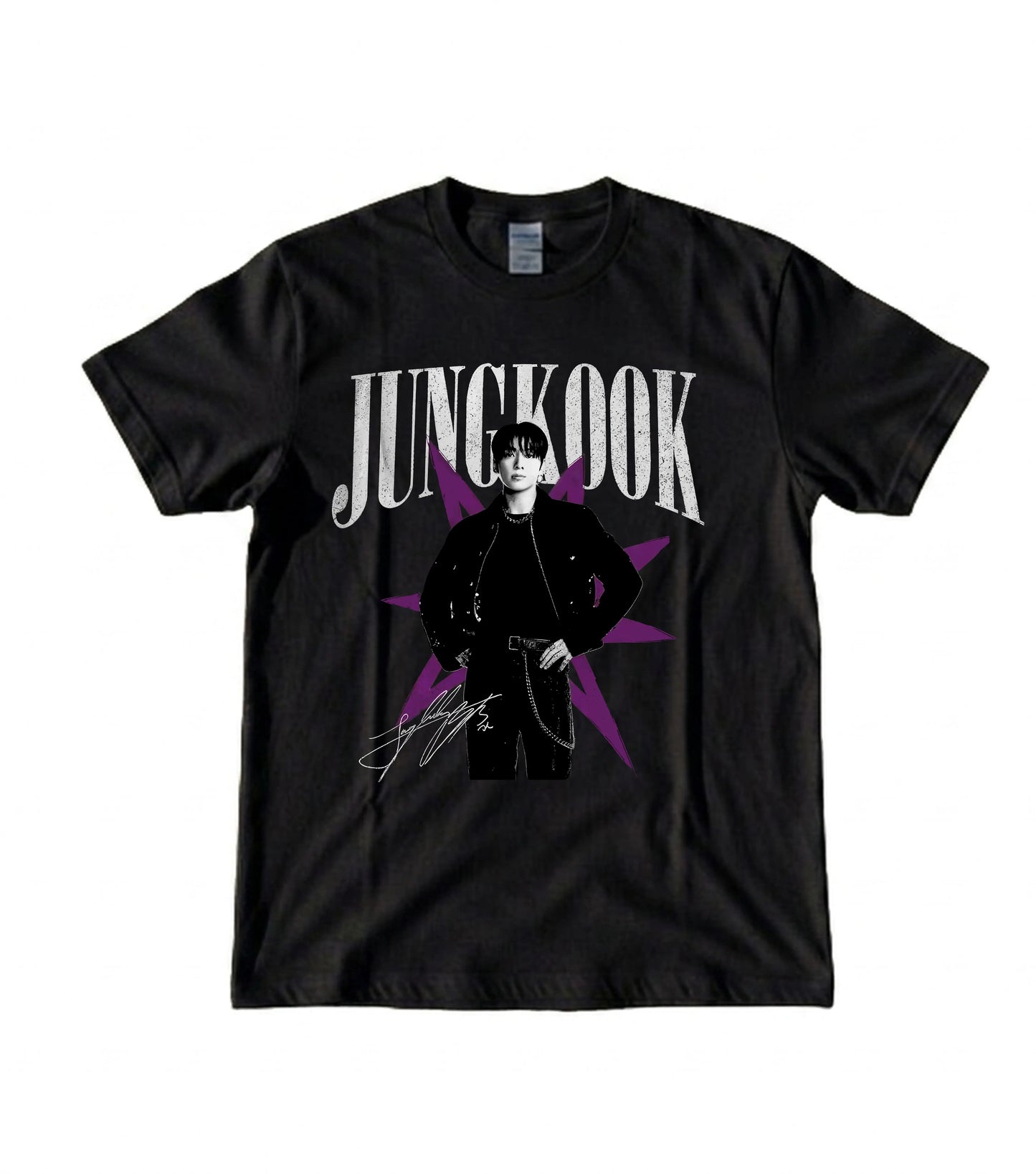 BurgerPrints Bangtan Members Signature Jungkook Apparel
