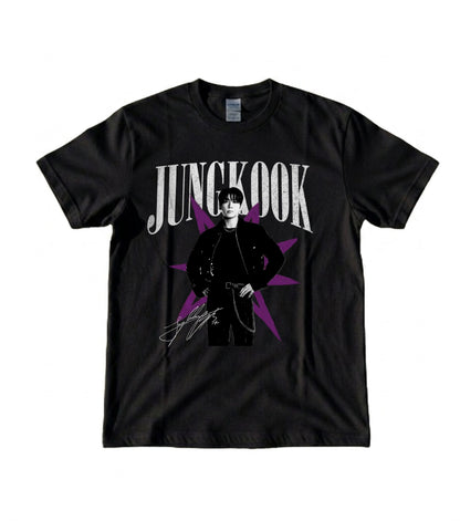 BurgerPrints Bangtan Members Signature Jungkook Apparel