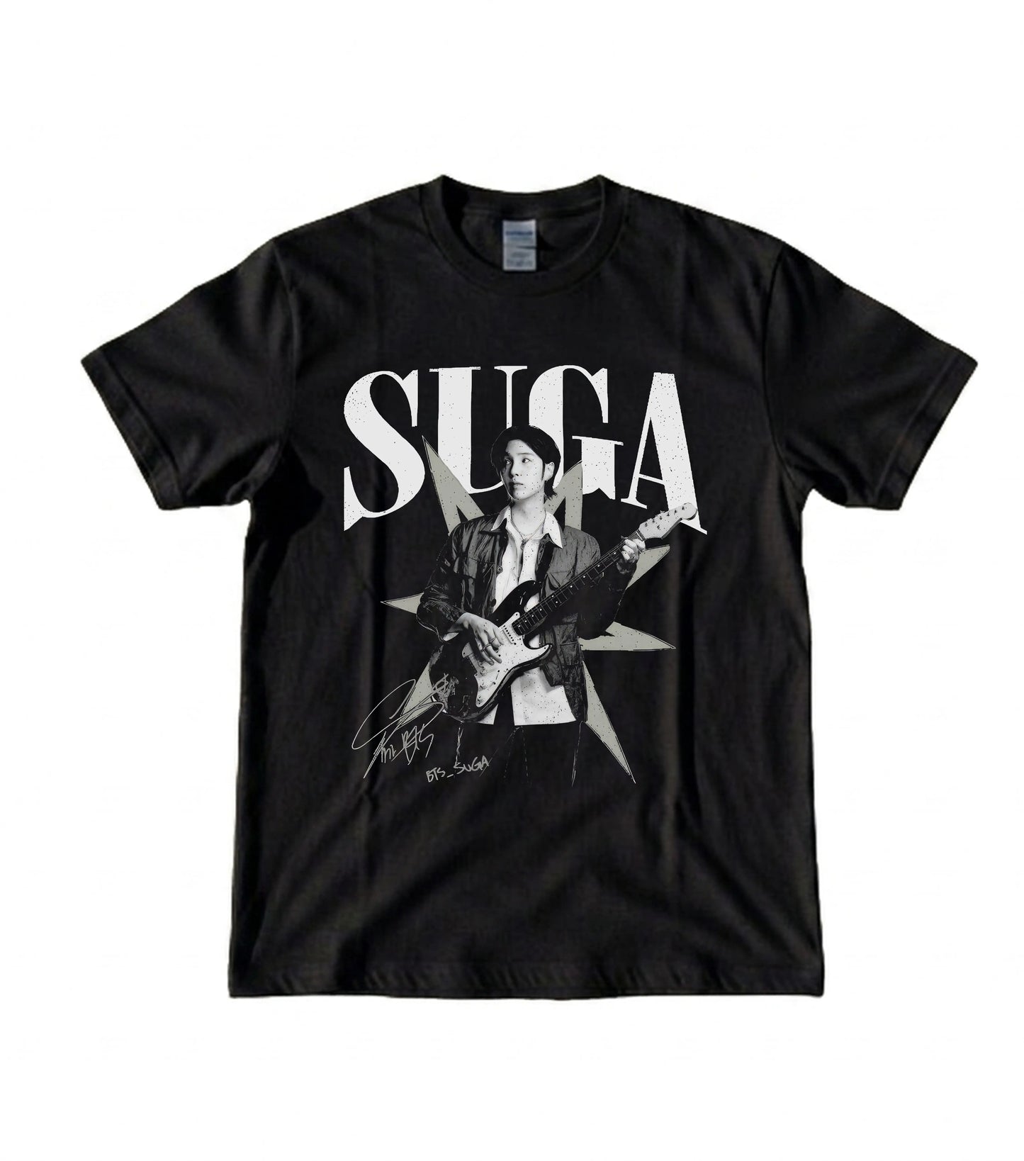 BurgerPrints Bangtan Members Signature Suga Apparel
