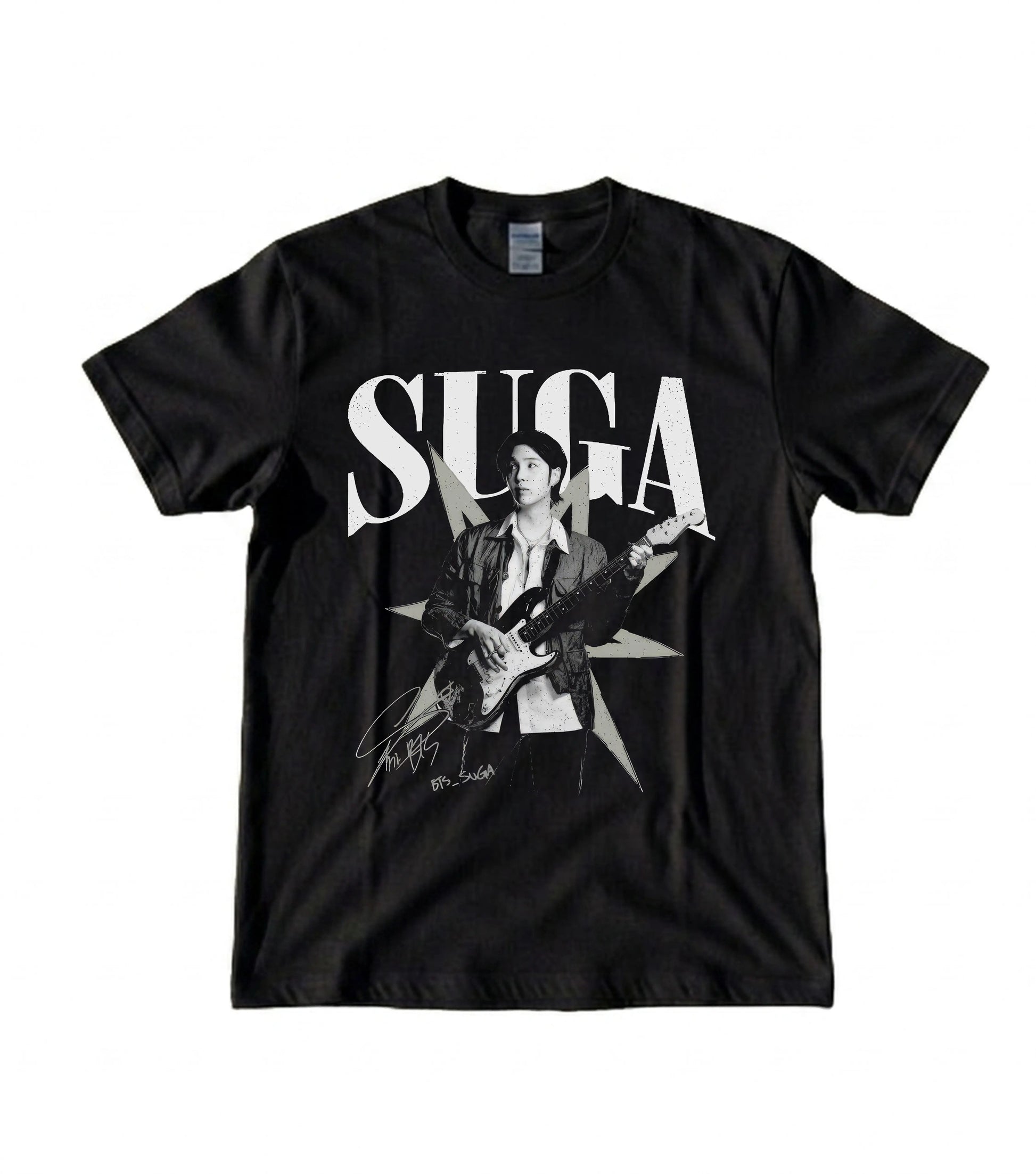 BurgerPrints Bangtan Members Signature Suga Apparel