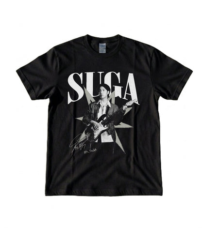 BurgerPrints Bangtan Members Signature Suga Apparel