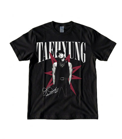 BurgerPrints Bangtan Members Signature Taehyung Apparel