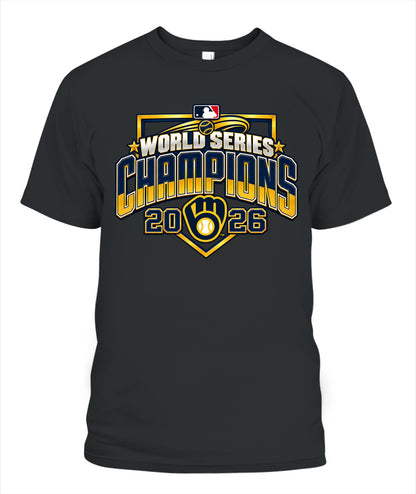 World Series Champions Brewers Shirt Unisex T-Shirt Black