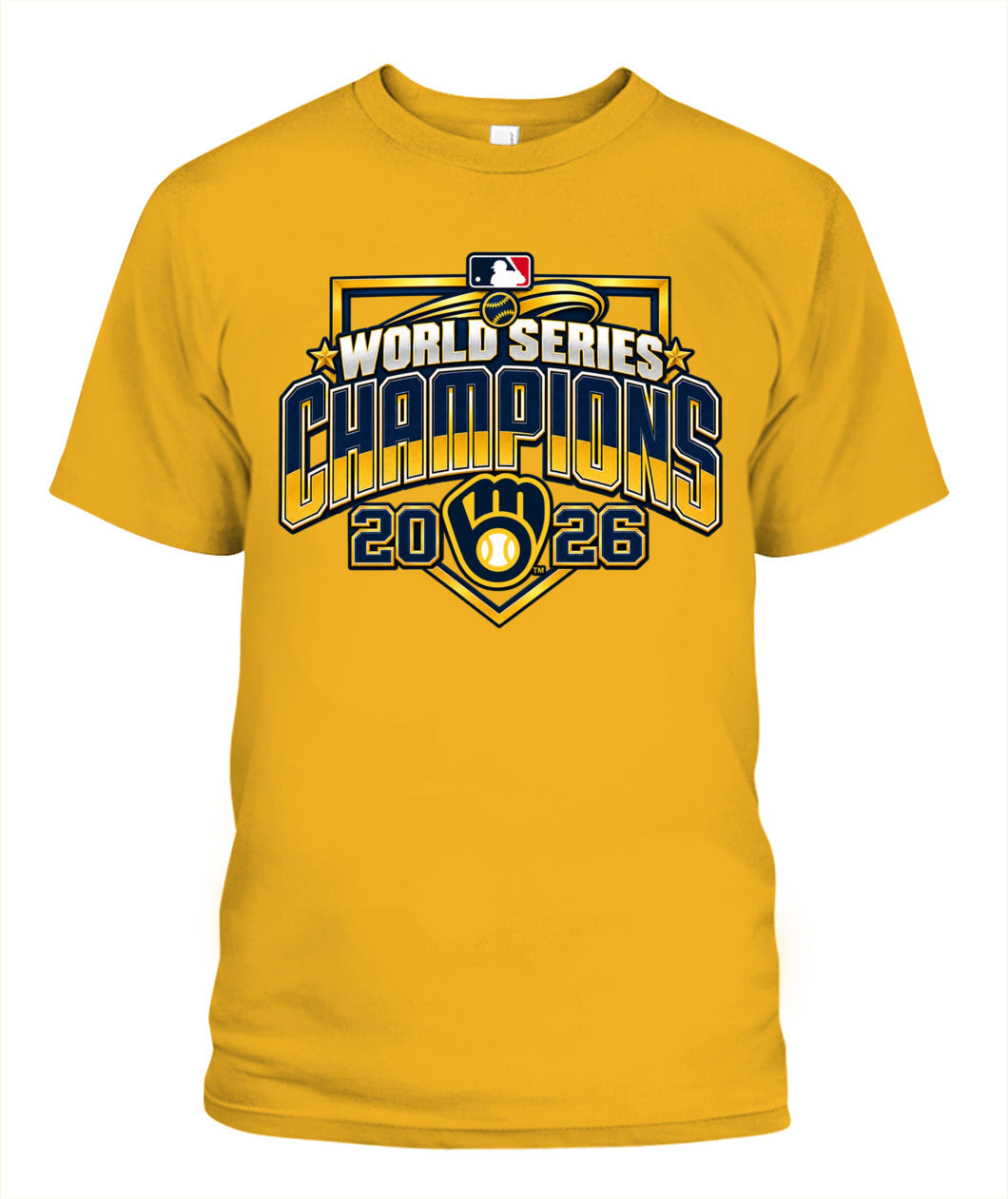 World Series Champions Brewers Shirt Unisex T-Shirt Gold