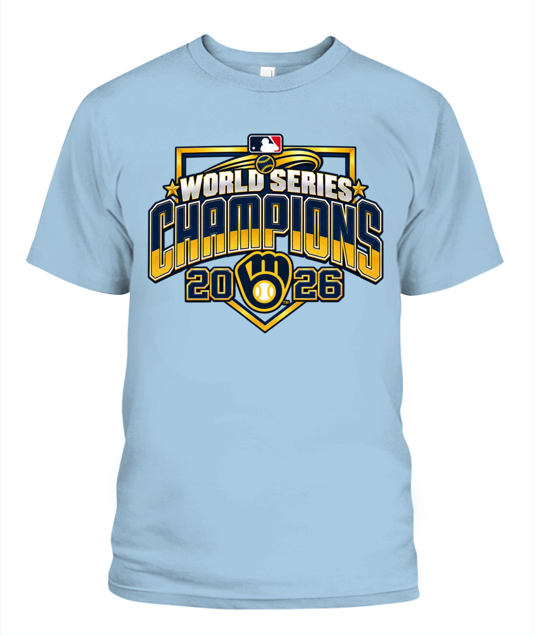World Series Champions Brewers Shirt Unisex T-Shirt Light Blue