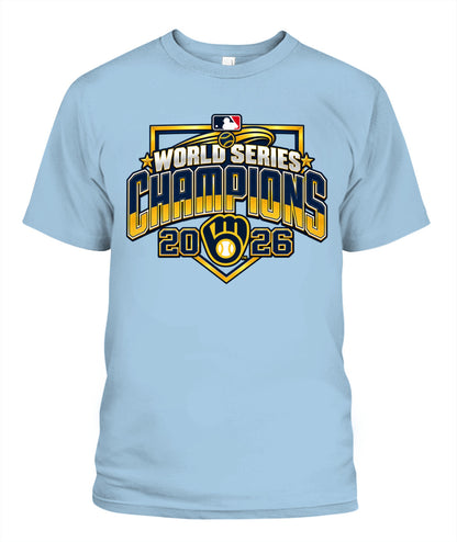 World Series Champions Brewers Shirt Unisex T-Shirt Light Blue