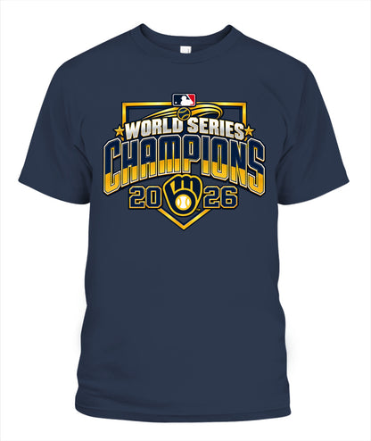 World Series Champions Brewers Shirt Unisex T-Shirt Navy
