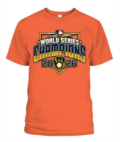 World Series Champions Brewers Shirt Unisex T-Shirt Orange