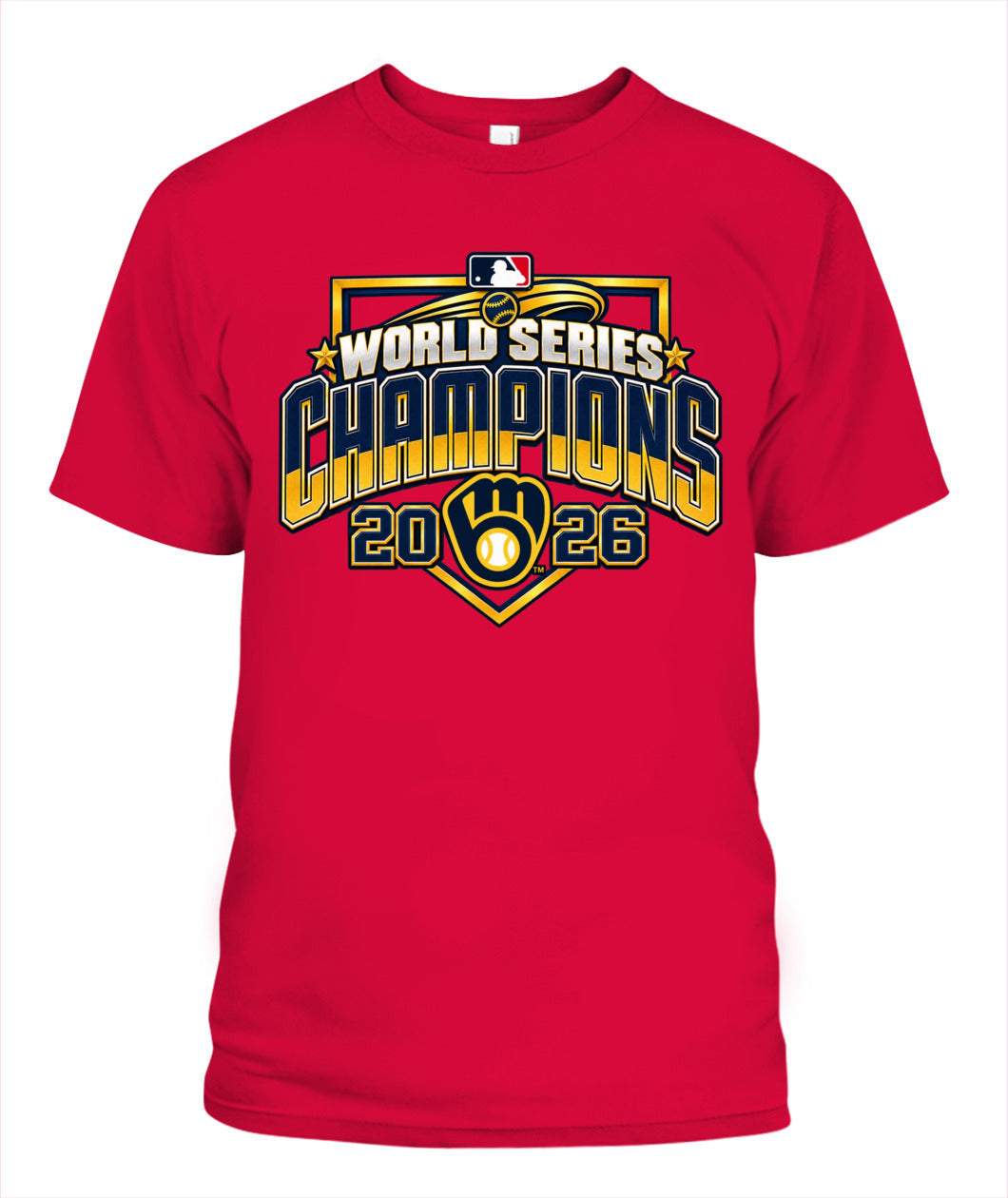 World Series Champions Brewers Shirt Unisex T-Shirt Red