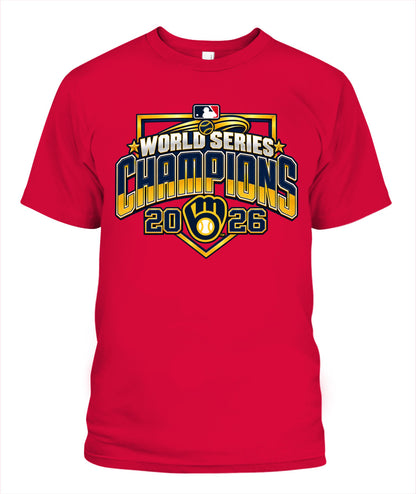 World Series Champions Brewers Shirt Unisex T-Shirt Red