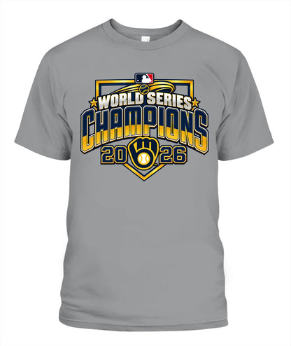 World Series Champions Brewers Shirt Unisex T-Shirt Sport Grey