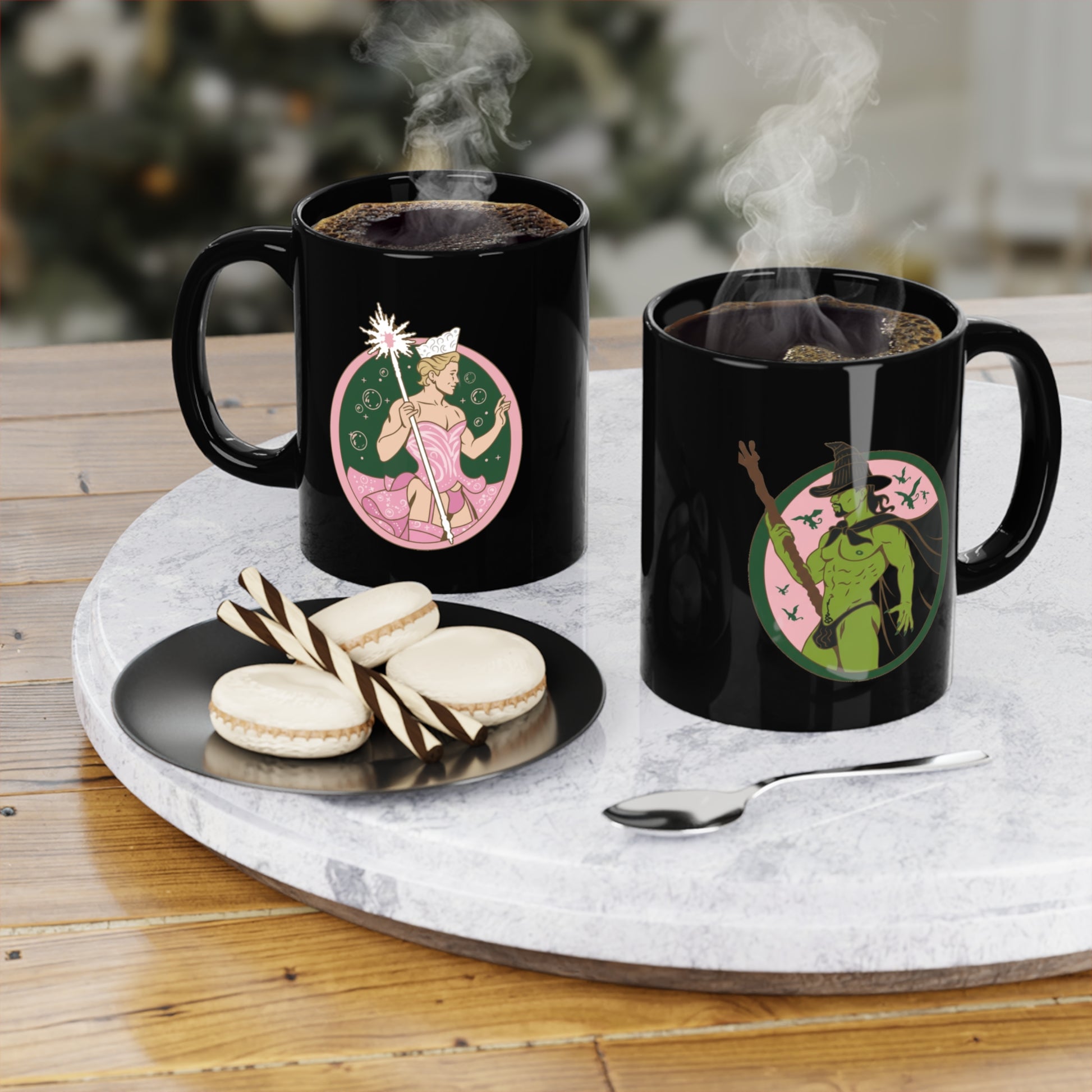 WarningPrint Gay Wicked Mug Ceramic Mug 15oz