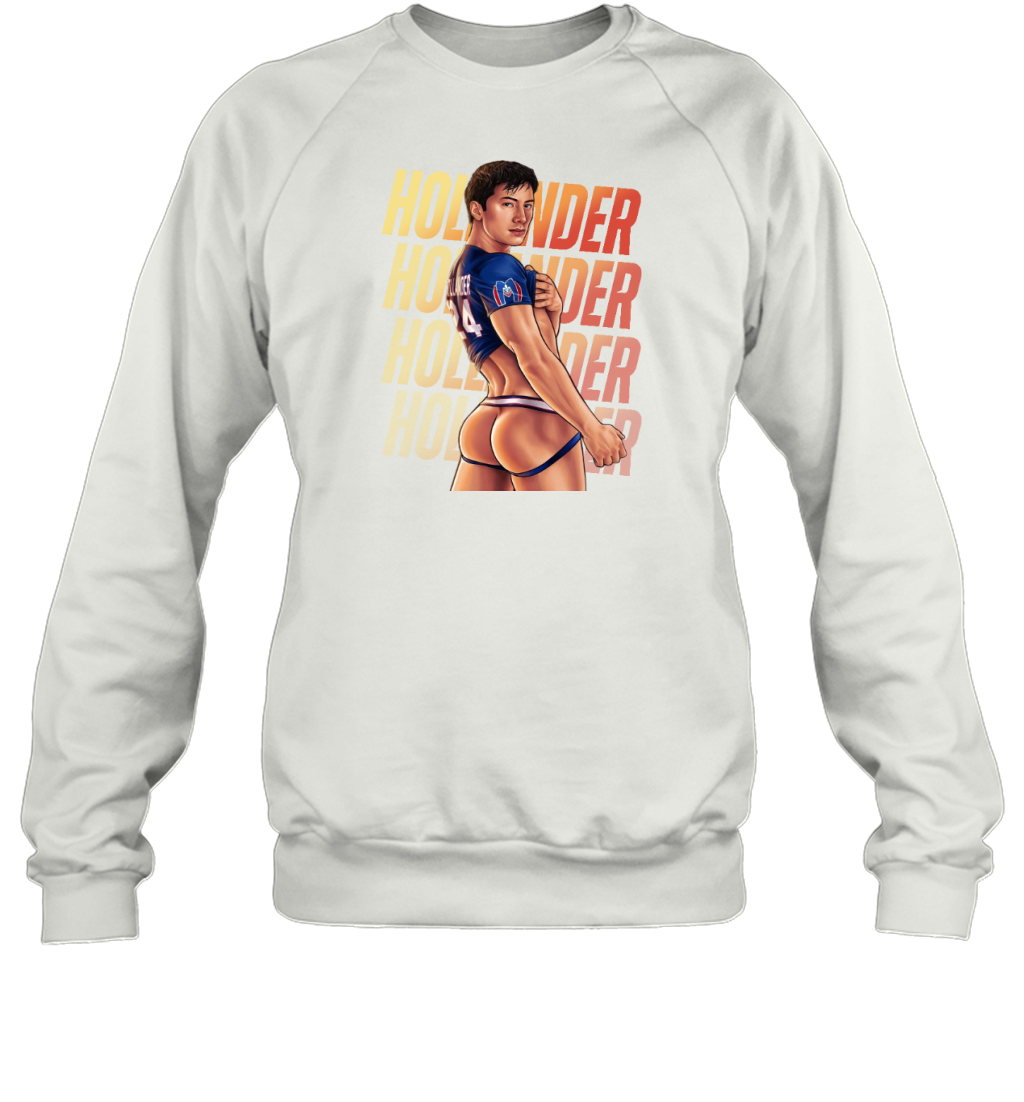 WarningPrint Gay Shane Hollander Tee Sweatshirt White Apparel