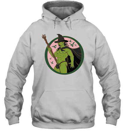 WarningPrint Gay Elphaba Wicked Hoodie White Apparel