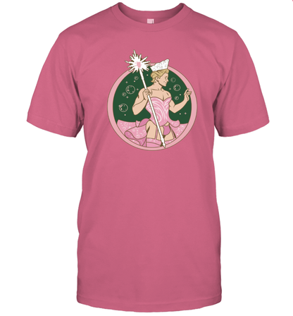WarningPrint Gay Glinda Wicked T-Shirt Safety Pink Apparel