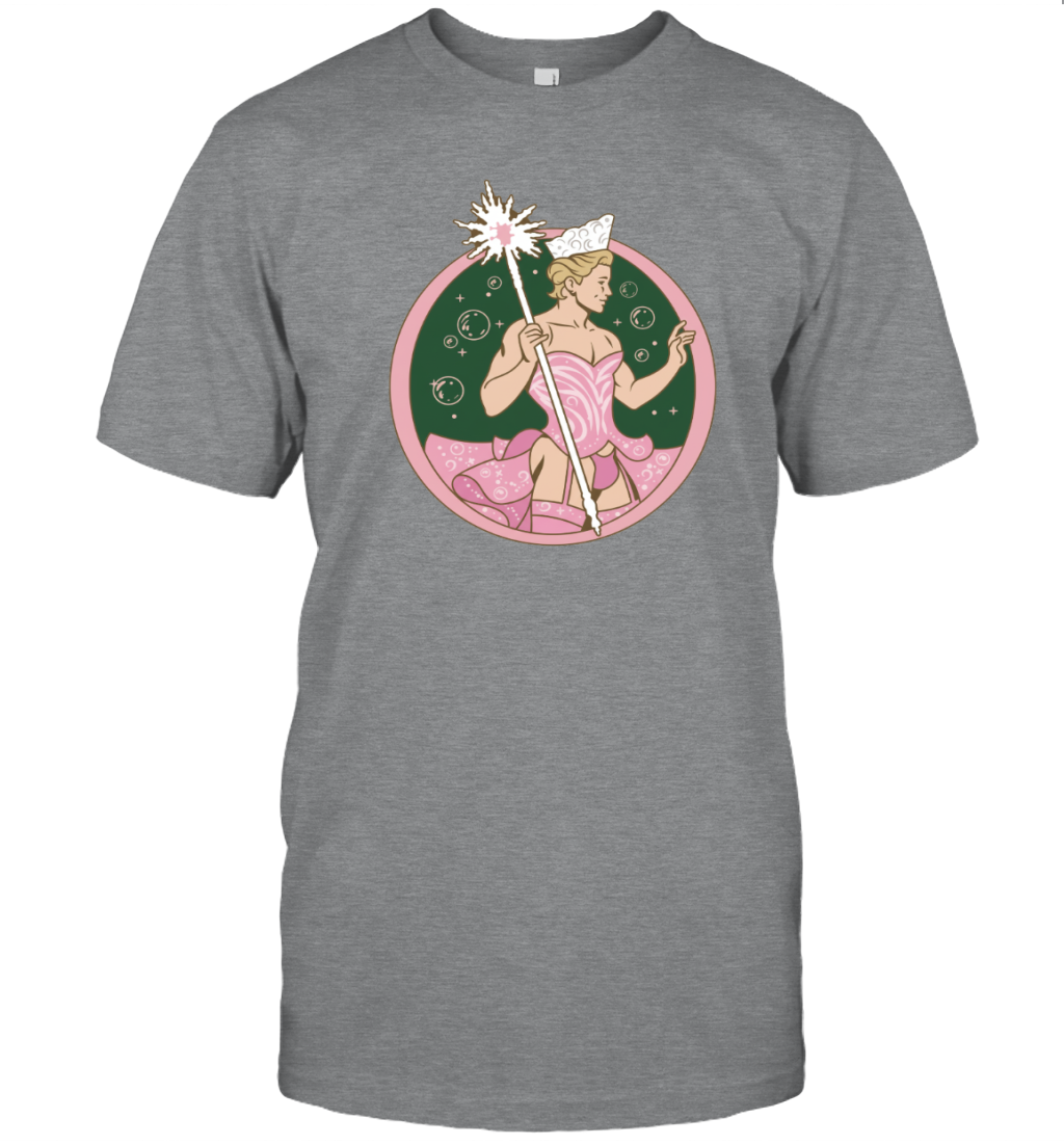 WarningPrint Gay Glinda Wicked T-Shirt Sport Grey Apparel