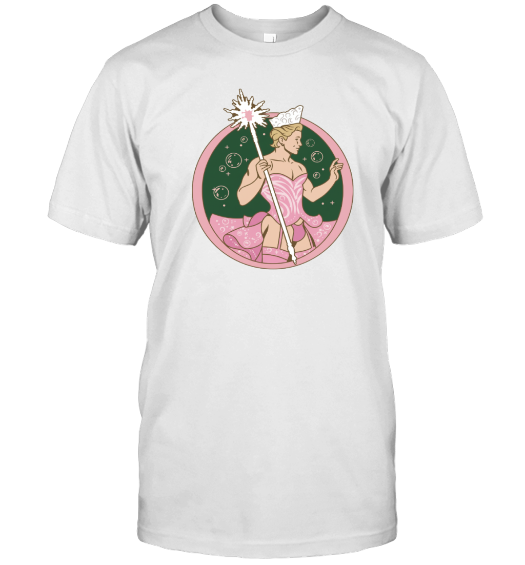 WarningPrint Gay Glinda Wicked T-Shirt White Apparel