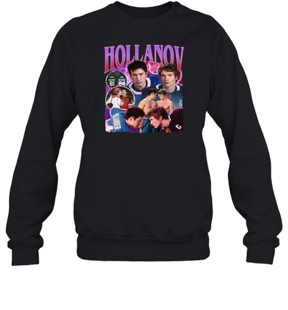 WarningPrint Hollanov Team Sweatshirt Black Apparel