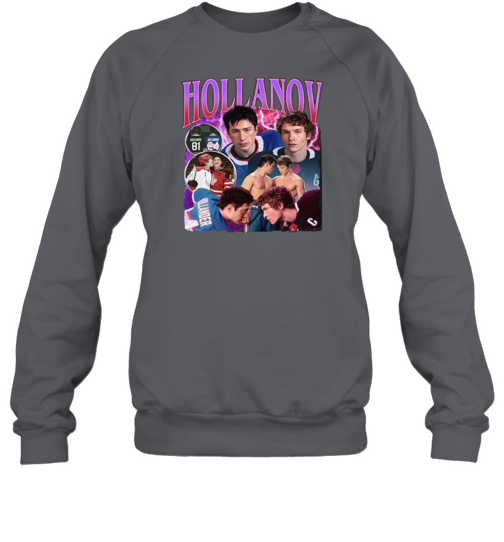 WarningPrint Hollanov Team Sweatshirt Charcoal Apparel