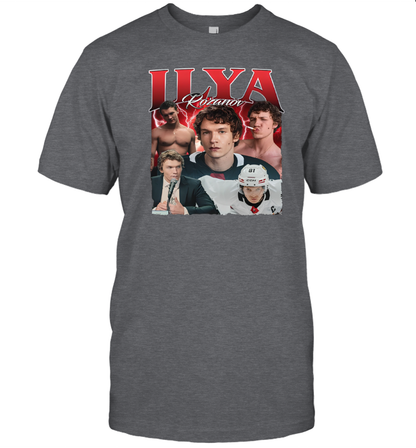 WarningPrint Ilya Rozanov T-Shirt Charcoal Apparel