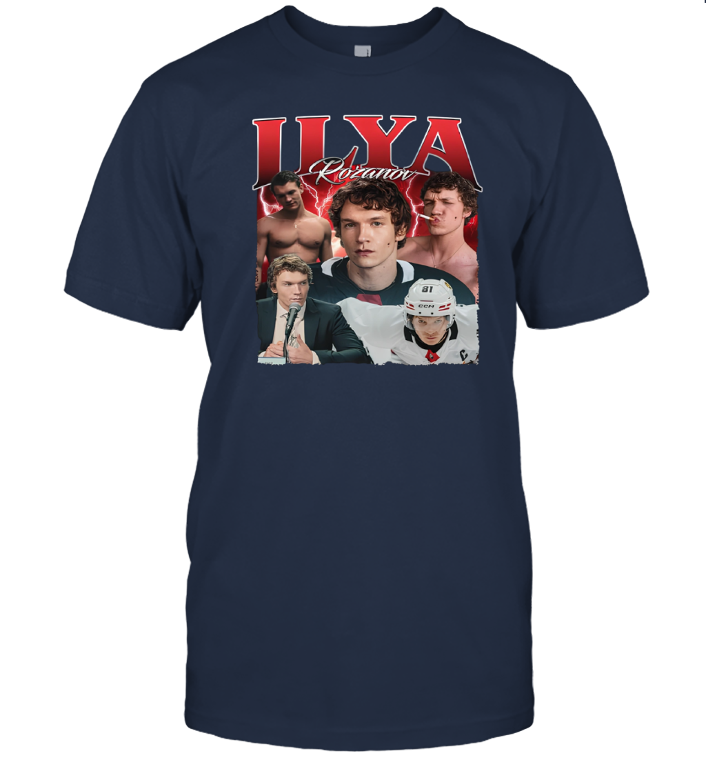 WarningPrint Ilya Rozanov T-Shirt Navy Apparel