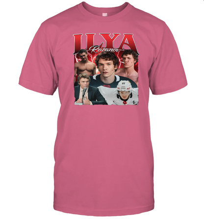 WarningPrint Ilya Rozanov T-Shirt Safety Pink Apparel