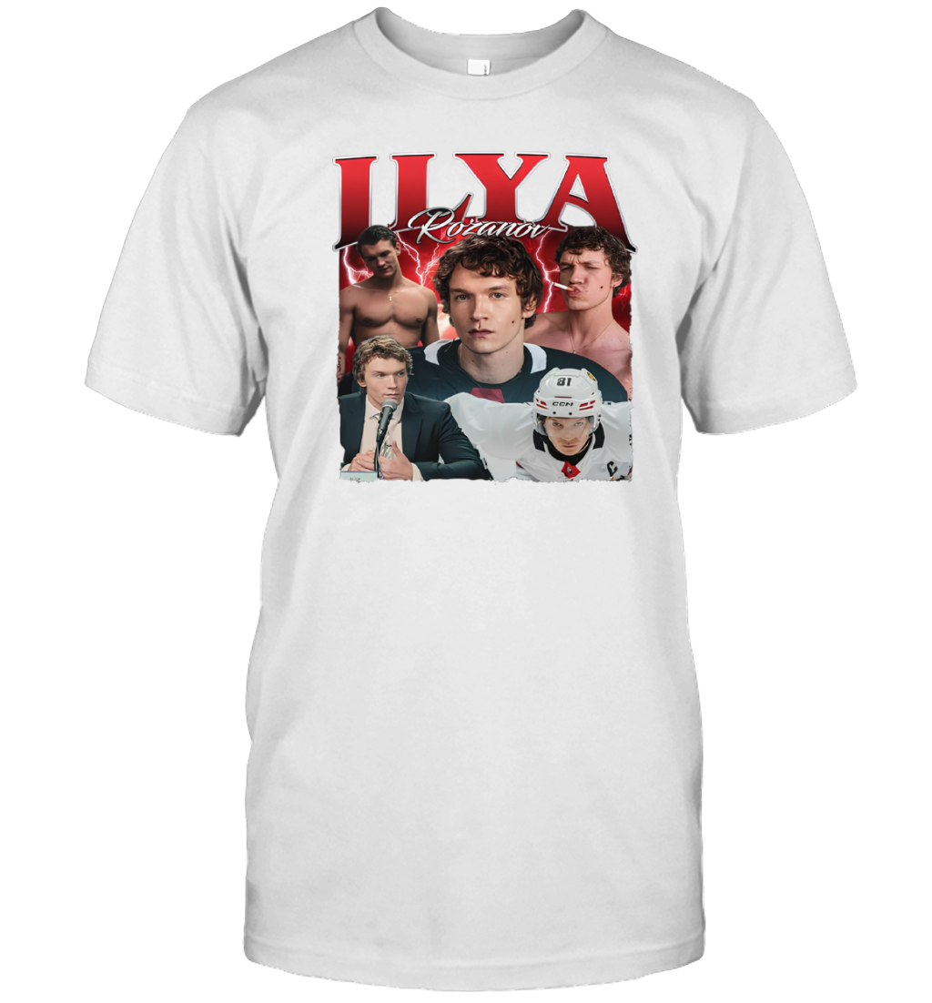 WarningPrint Ilya Rozanov T-Shirt White Apparel