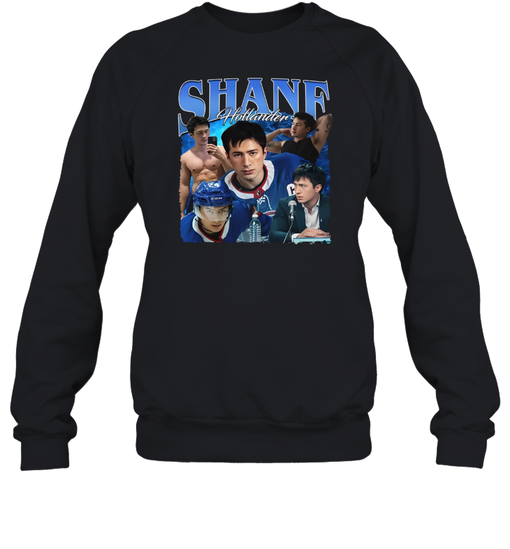 WarningPrint Shane Hollander Sweatshirt Black Apparel