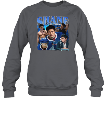 WarningPrint Shane Hollander Sweatshirt Charcoal Apparel