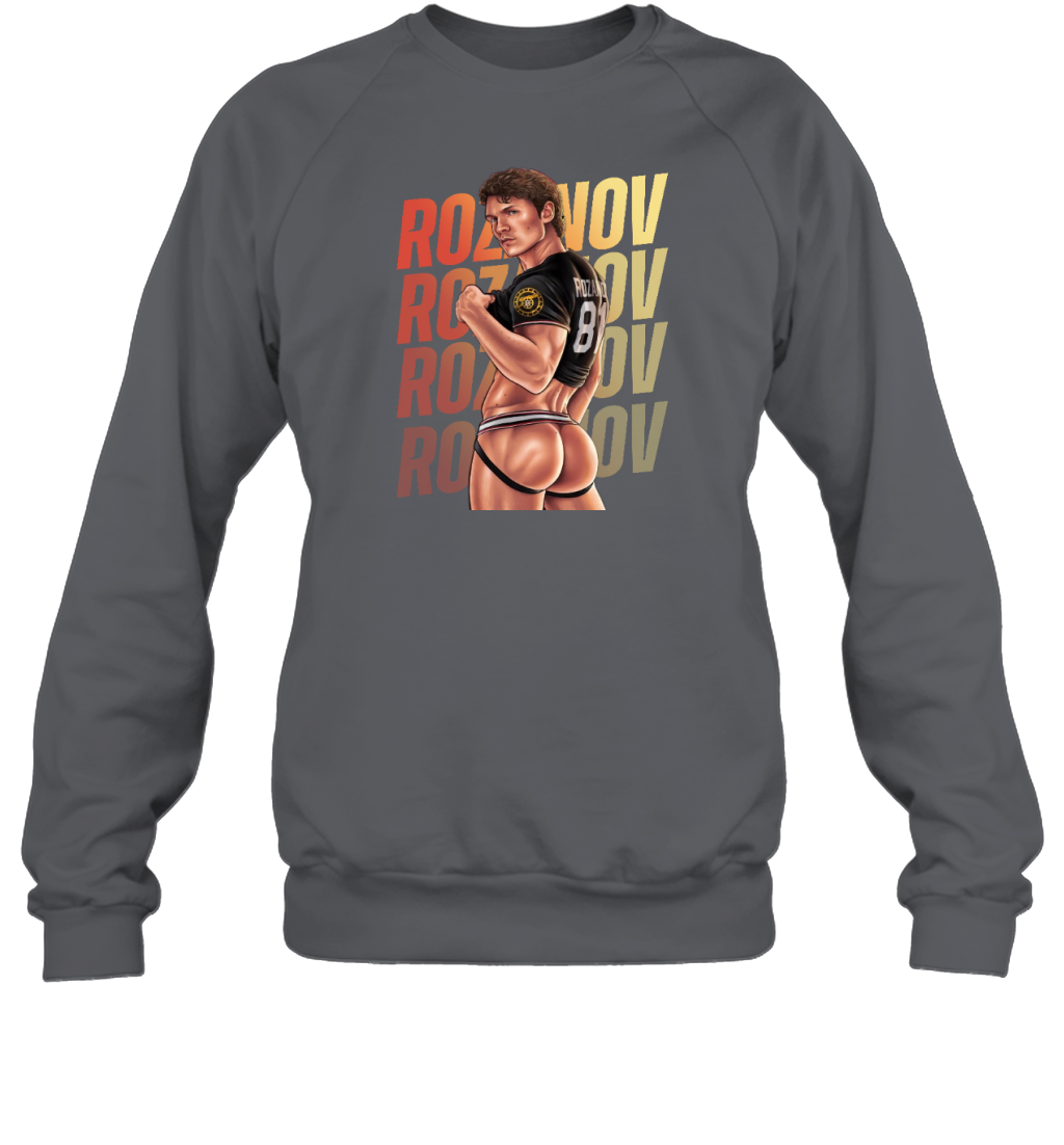 WarningPrint Gay Ilya Rozanov Tee Sweatshirt Charcoal Apparel