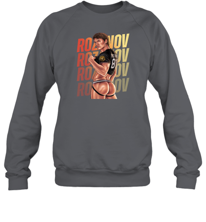 WarningPrint Gay Ilya Rozanov Tee Sweatshirt Charcoal Apparel