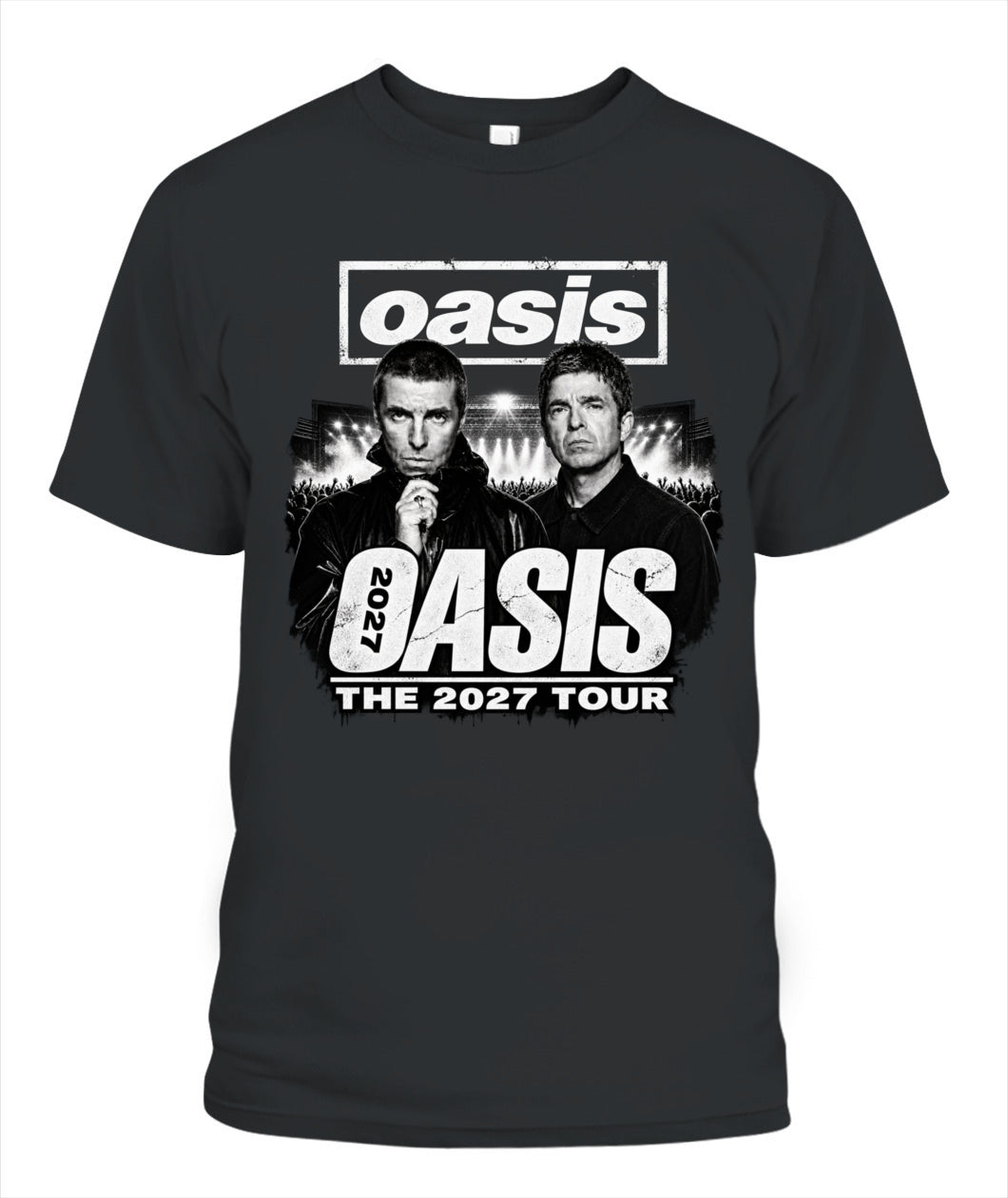 Oasis Band 2027 Tour Shirt Unisex T-Shirt Black