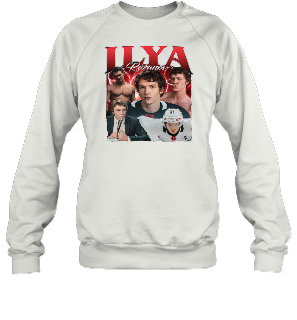 WarningPrint Ilya Rozanov Sweatshirt White Apparel