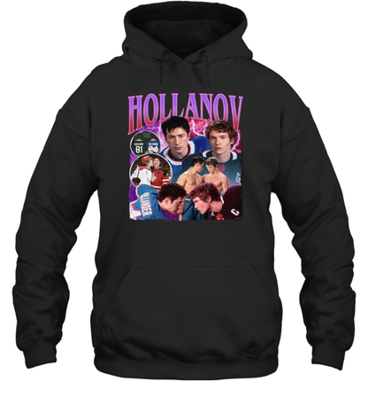 WarningPrint Hollanov Team Hoodie Black Apparel
