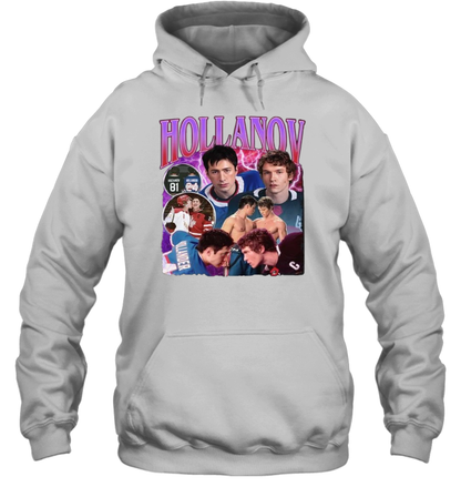 WarningPrint Hollanov Team Hoodie White Apparel