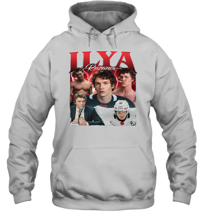 WarningPrint Ilya Rozanov Hoodie White Apparel