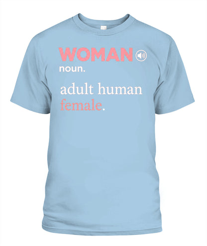 Woman Definition Enes Kanter Shirt Unisex T-Shirt Light Blue