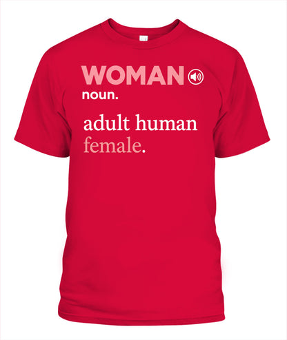 Woman Definition Enes Kanter Shirt Unisex T-Shirt Red