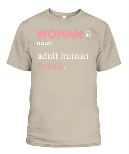 Woman Definition Enes Kanter Shirt Unisex T-Shirt Sand