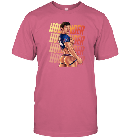 WarningPrint Gay Shane Hollander Tee T-Shirt Safety Pink Apparel