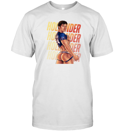 WarningPrint Gay Shane Hollander Tee T-Shirt White Apparel