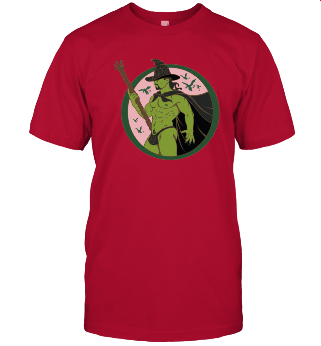 WarningPrint Gay Elphaba Wicked T-Shirt Red Apparel