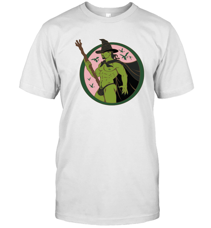 WarningPrint Gay Elphaba Wicked T-Shirt White Apparel