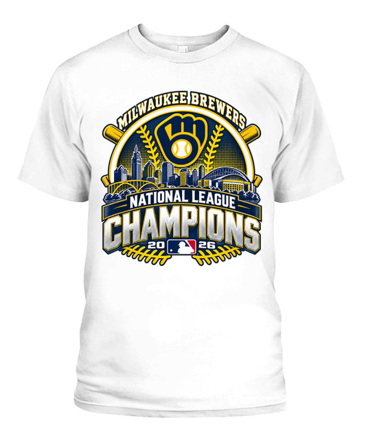 Brewers National League Champions Shirt Unisex T-Shirt White